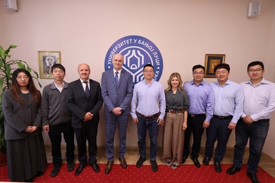 Rector Gajanin hosted professors from Shanghai