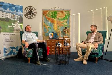 Živojin Rakočević spoke at the forum at the Faculty of Philosophy