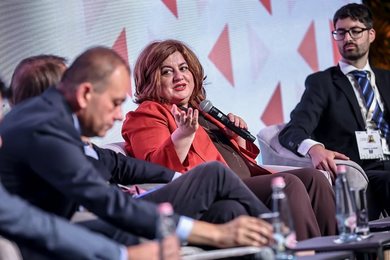 Asst. Prof. Dr Nina Sajić at the Conference in Budapest