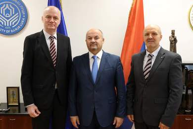 Састанак ректора Гајанина и амбасадора Ковачевића